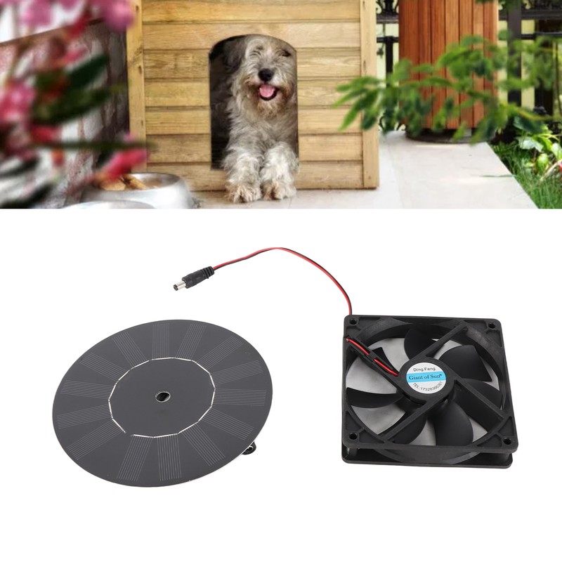 10W Solar Powered Exhaust Fan Monocrystalline Silicon Solar Panel Fan