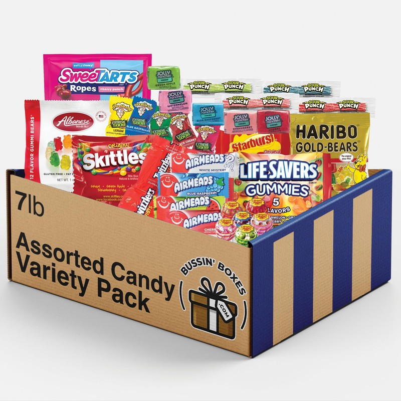 Assorted Candy Variety Pack - Individually Wrapped Party Candy Assortment