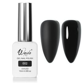 Wenida Black Gel Nail Polish, 10ml Soak Off UV/LED perfect for at-home Nail Art DIY manicures and pedicures at home or in the salon. It makes an excellent gift for women