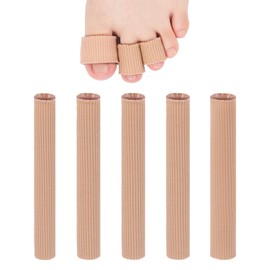 5-Piece Toe Covers, Toe Protectors, Toe Separators, Wear-resistant Toe Covers, Toe Protection Pads, Cut to Size, Elastic Toe Covers