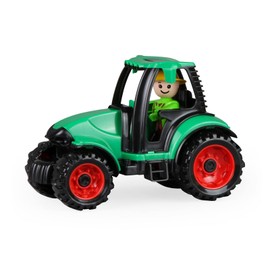 Lena 01624 Truckies, Solid Approx. 17 cm Long, Small Farming Toy Tractor 2 Years of Age, Robust Vehicle for Sandbox, Beach and Children's Room