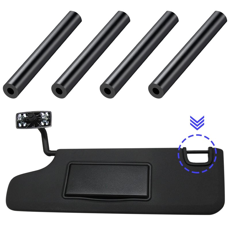 Sun Visor Replacement Repair Tube Kit Compatible with Wrangler JK