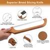 SLLFLY Bread bow Knife for Homemade and Silicone Spurtle,Bread slicer