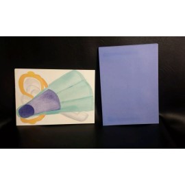 Coloriginals Scuba Card And Envelope Pool Party Invitation Card Stock Blue Yellow Invite