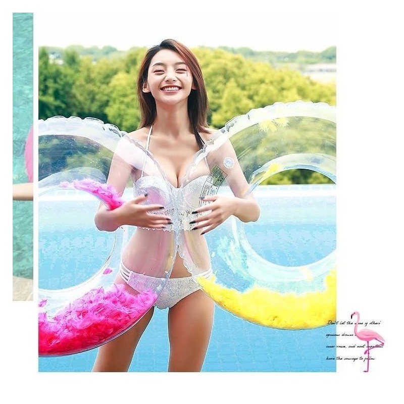 NODC Swim Ring, Diameter 35.4 inches (90 cm), For Adults,