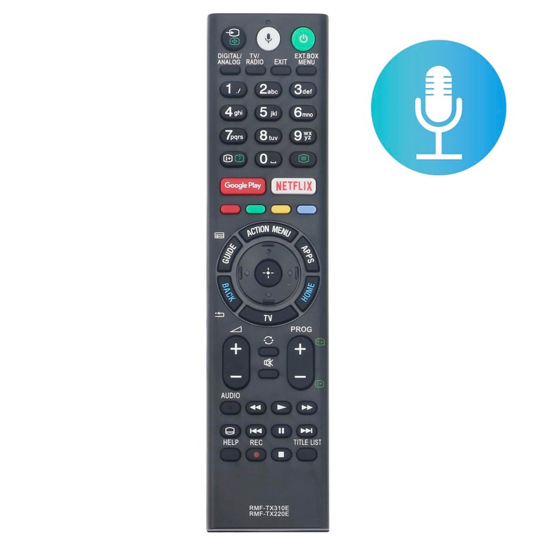 RMF-TX310E Replacement Voice Remote Control Applicable For Sony Bravia LED