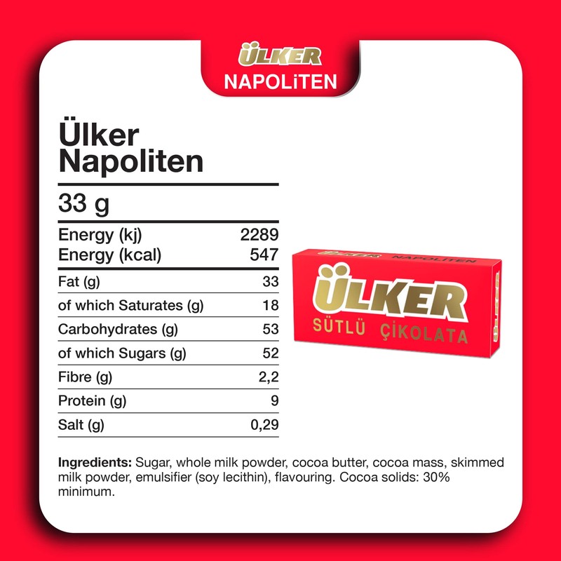 Ulker Napoliten 20 unit X 38 gr