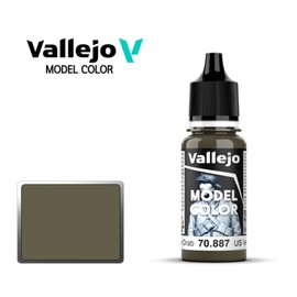 Vallejo New Model Color US Olive Drab 70887 (122) Acrylic Paint 18ml Painting / 바예호 뉴모델컬러 US Olive Drab 70887 (122) 아크릴도료 18ml 도색