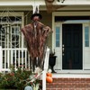 70CM Halloween Hanging Ghost Decoration with Glowing Eyes And Creepy