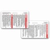 Burn Guidelines Refferal Criteria Horizontal Badge Reference Card (1 Card)