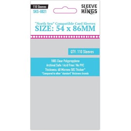 Sleeve Kings "North Sea" Card Sleeves (102x127mm) -110 Pack, 60 Microns