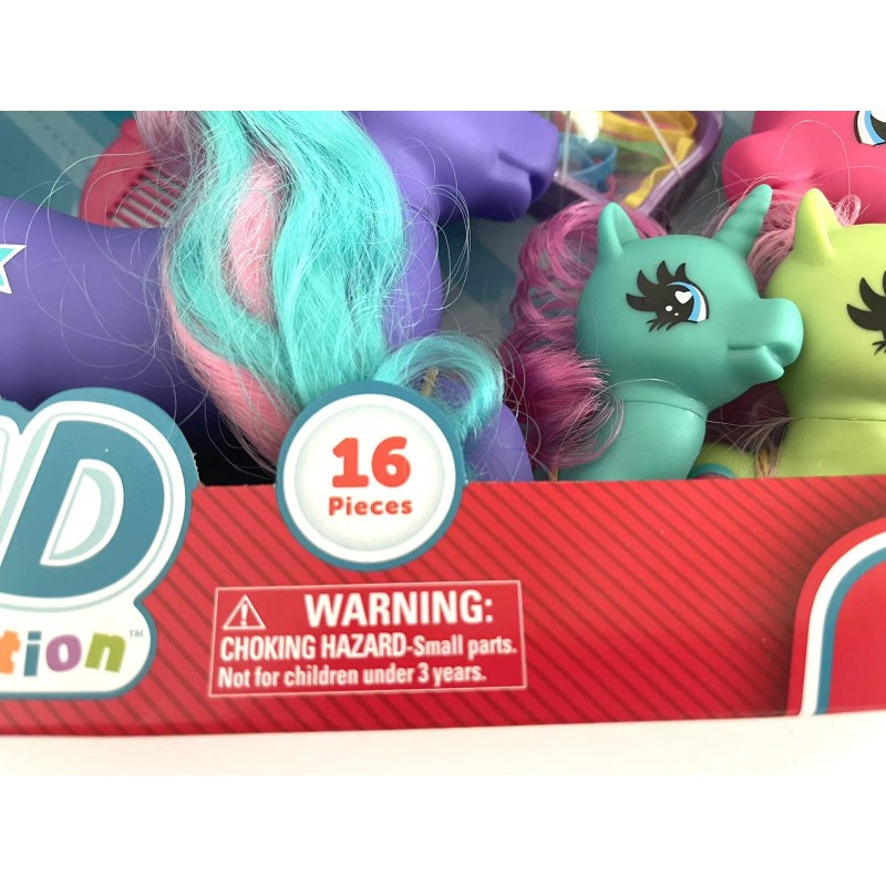 Kid Connection 16 Pc Unicorn Set Brush Comb Pony Purple