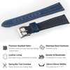 Hemsut Leather with Nylon Watch Strap 18 mm 20 mm