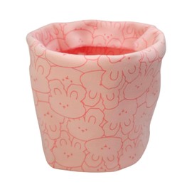 Kids Boys Girls Cotton Multi Use Neck Warmer Scarf Hat Bandana - Pink Bunny Face