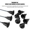 10Pcs Soft Rubber Arrowhead Suction Cup Arrow Heads for Children