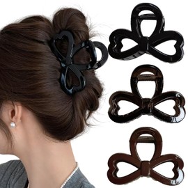 BetterJonny Hair Clip, Small, 3-Piece Set, Hair Clip, Firmly Curled, Hair Accessory, For Adults, Elegant, Stylish, Hair Clip, Strong, Stylish, Adult, Elegant, Everyday