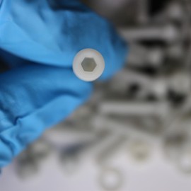 50 x Glass Filled Reinforced, Super Nylon Socket Head, M4 x 20mm Plastic Nuts and Bolts, Washers, (5/32 x 25/32 in)