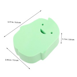 Vaguelly Soft Baby Animal Sponges Bath Set 3pcs Bath Sponge for Baby Shower for Kids