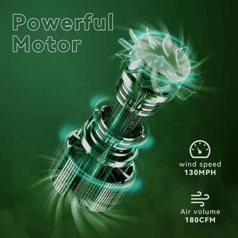 Leaf Blower Cordless with 4.0Ah Battery and Charger, 135MPH 170CFM