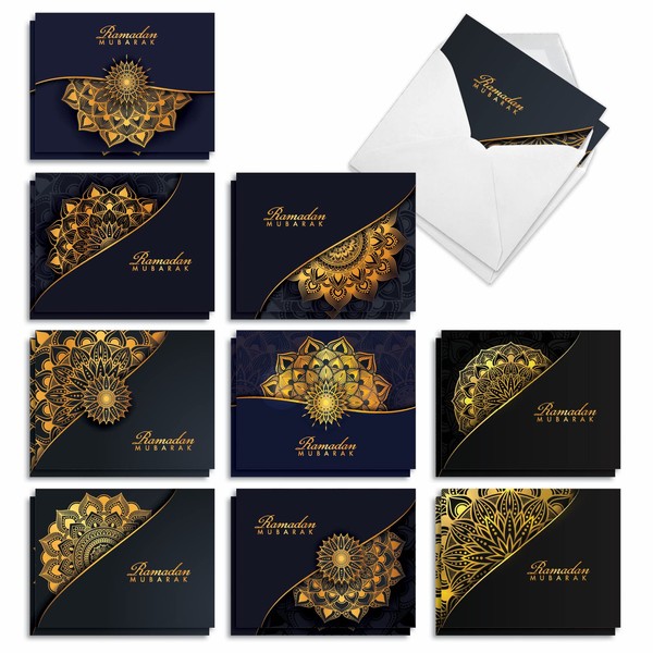 The Best Card Company 20 Assorted Ramadan Notecards Boxed Set