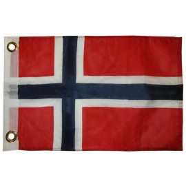 SouthBeach 12x18 12"x18" Country of Norway Boat Motorcycle Flag Grommets 100D