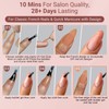 SXVME Gel X Nail Tips Medium Almond Press on Nails