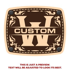 CityLocs Custom Initials Hat with Engraved Leather Patch - Letter: W, Hat Color: Charcoal/Blk Snapback