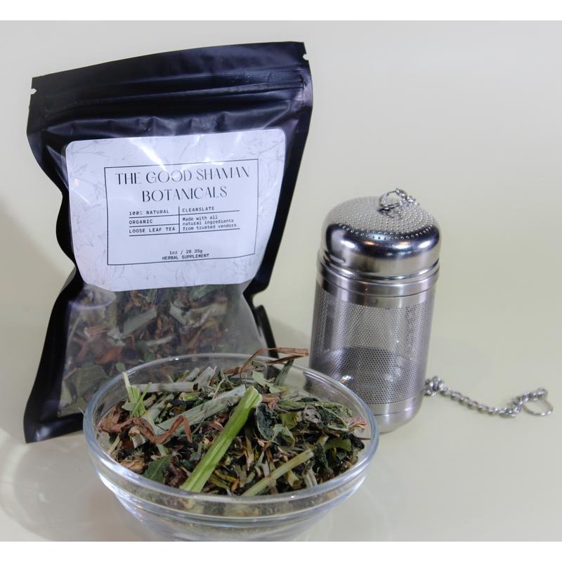 *New*CleanSlate Loose Leaf Tea herbal beverage health tea - Size: