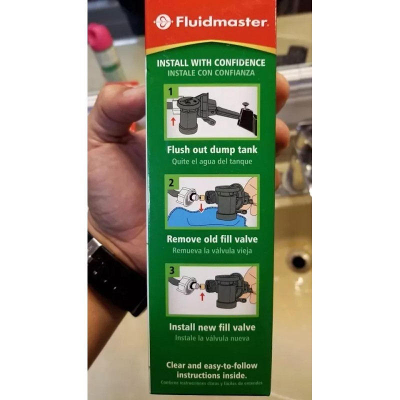 Glacier Bay Replacement 703A5B Fill Valve Glacier Bay Niagara Flapperless