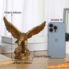 H&W Golden Eagle Statue, Flying Wild Bird Eagle Decorative Bronze