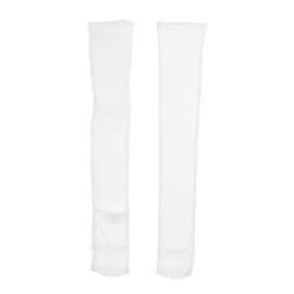 Tigora iCOOL Cooling Wear Arm Cover, UV Arm Cover, Long Handle, Thumb Hole, Watch Hole, white