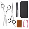 DIY Hair Bangs Cutting & Thinning Scissors Kit with Comb & Clips M10811