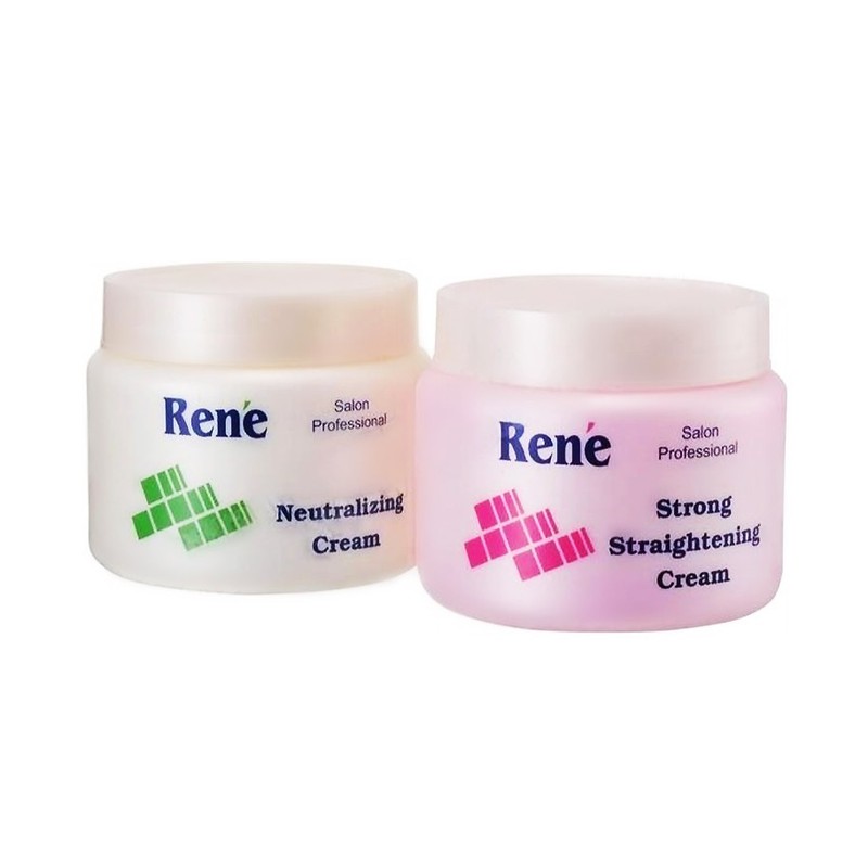 Rene [BUNDLE DEAL]Rene Hair Strong Straightening & Neutralizer Cream (500mlx2)