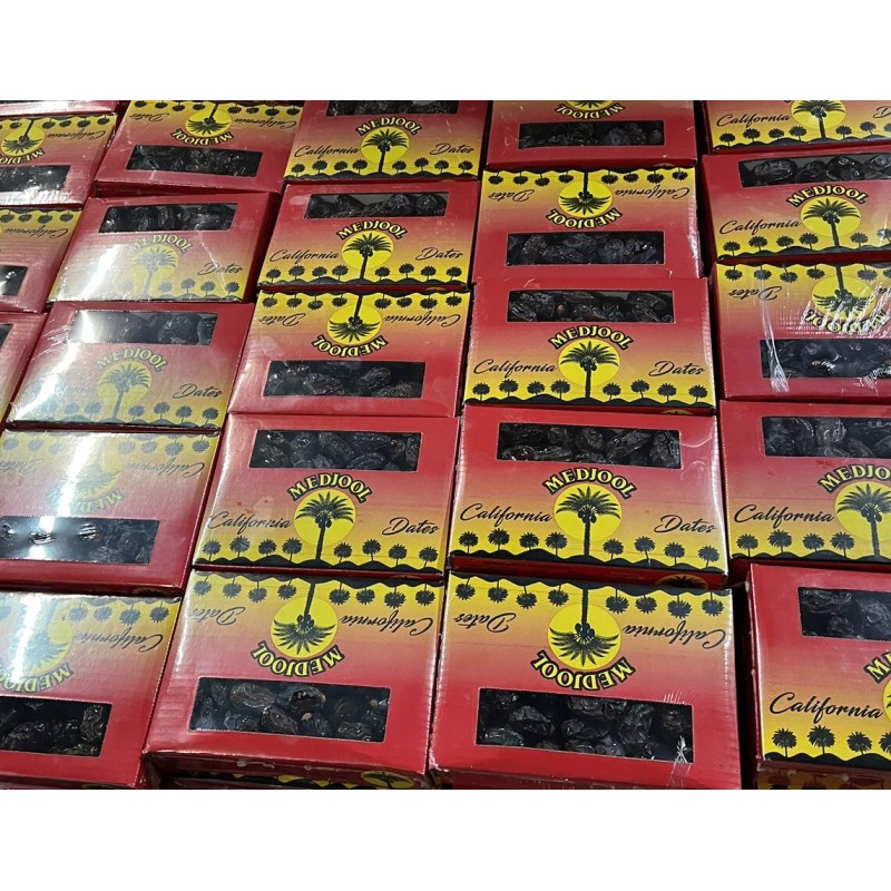 Global Foods MEDJOOL DATES- 2 LB GIFT BOX. JUICY&TASTY...