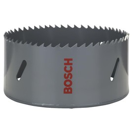 Bosch Professional 1x Hole Saw HSS Bi-metal for standard adapter (for various materials, Ø 105 mm, Accessory Rotary Drill)
