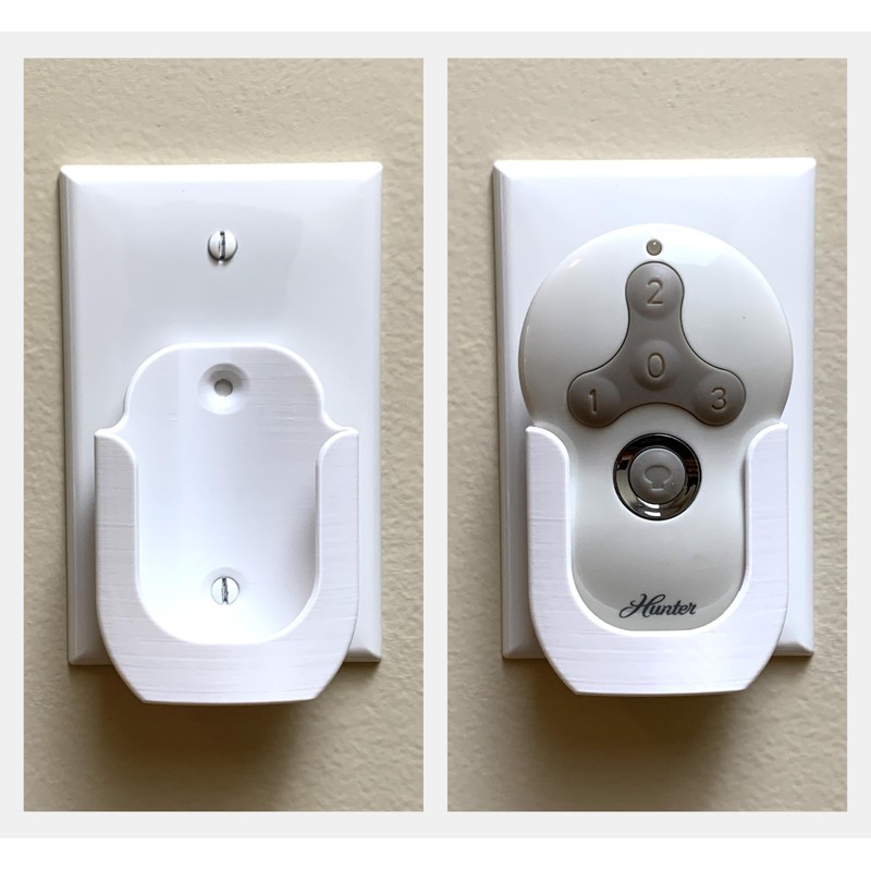 Makesus Ceiling Fan Remote Holder Wall Mount for Hunter 99122