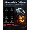 GravaStar Mercury M2 Kabellose Gaming-Maus mit optischem Sensor mit 26.000
