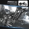 NICECNC Handlebar Riser Pull Back Plate Aluminium Black Handlebar Displacement