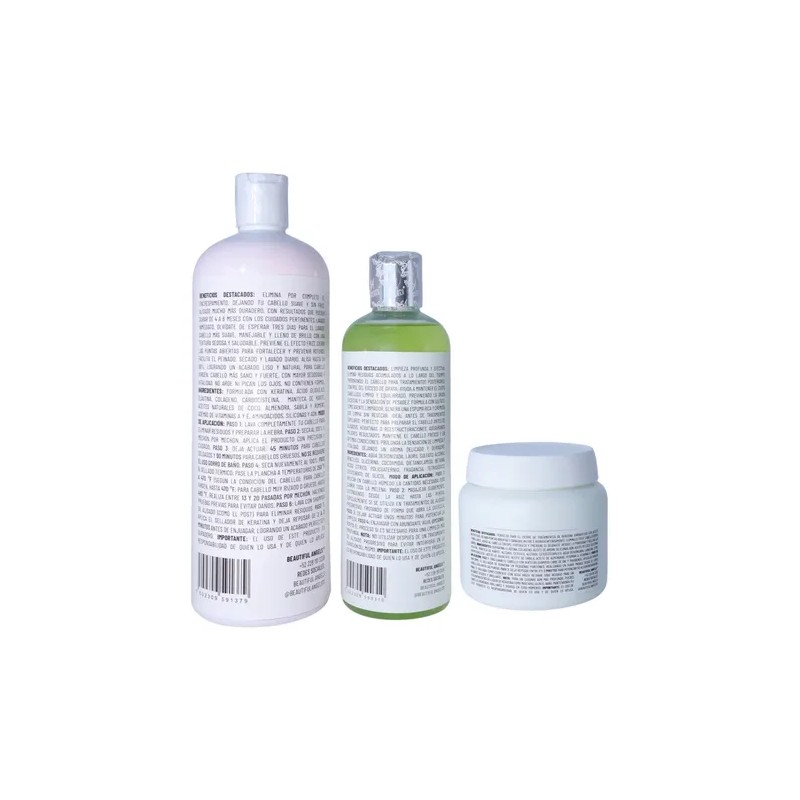 Kit Japonesa Silver 1l, Sellador 250ml, Shampoo Lp 500ml