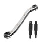 Timsec HVAC Service Wrench, Refrigeration Wrench With 2 Pcs HVAC
