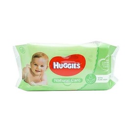 Baby Wipes Natural Care with Aloe Vera Huggies Wipes 56 Pc Kids