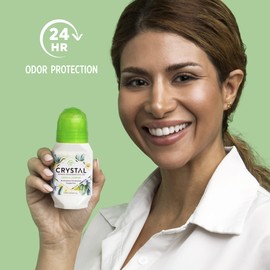 Crystal Essence Crystal Mineral Deodorant Roll-On, Vanilla Jasmine, 2.25 fl oz