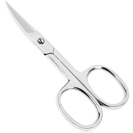 ASM® Professional Cuticle Scissors Toenail Scissors 3.9" Curved Stainless Steel Cuticle Cutter Manicure & Pedicure Tools & Accessories Nose & Beard Cuticle Remover for Nail Care