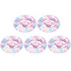 5PCS Round Hand Grip Ring Printed Silicone Fidget Toy Finger