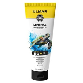 ULMAR Protector Solar Mineral spf/fps 50 UVA UVB alto espectro 100% natural hipoalergénico biodegradable pantalla solar 250 ML
