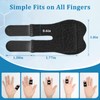 JKcare 5 PCS Trigger Thumb Splints, Finger Knuckle Immobilization with