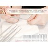 Set of 5 with ingrown toenail lifter, corner file, double