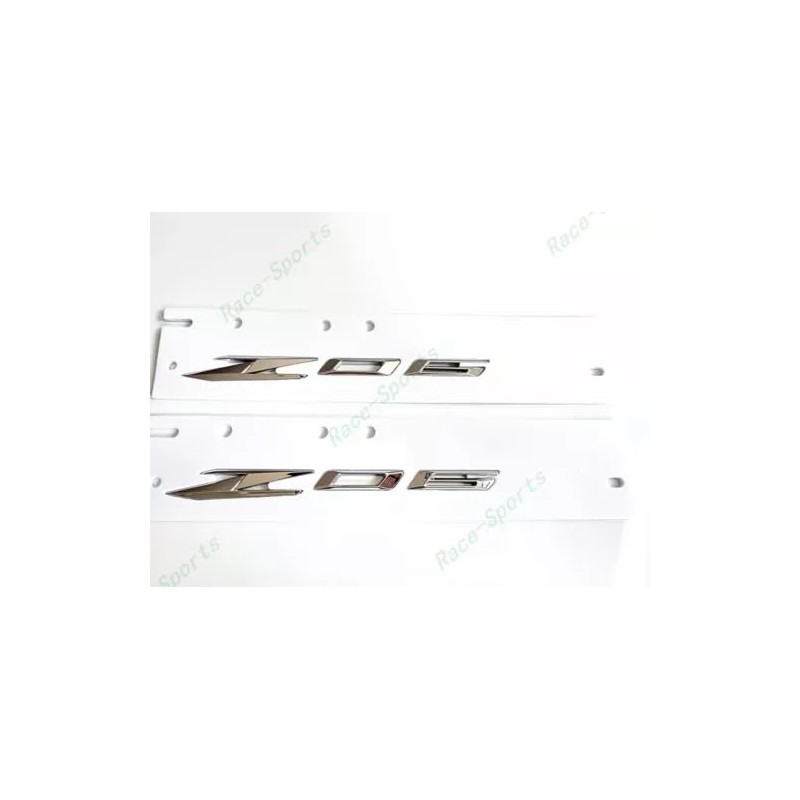 2pcs New Z06 Bodyside Emblems 3D Badge Replacement for 2023-2024