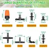 250 Pcs Drip Irrigation Fittings Kit for 1/4" Tubing：Gardrip 1/4