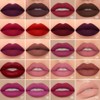1Pcs Bright Fire Ruby Red Matte Lip Liner & Liquid